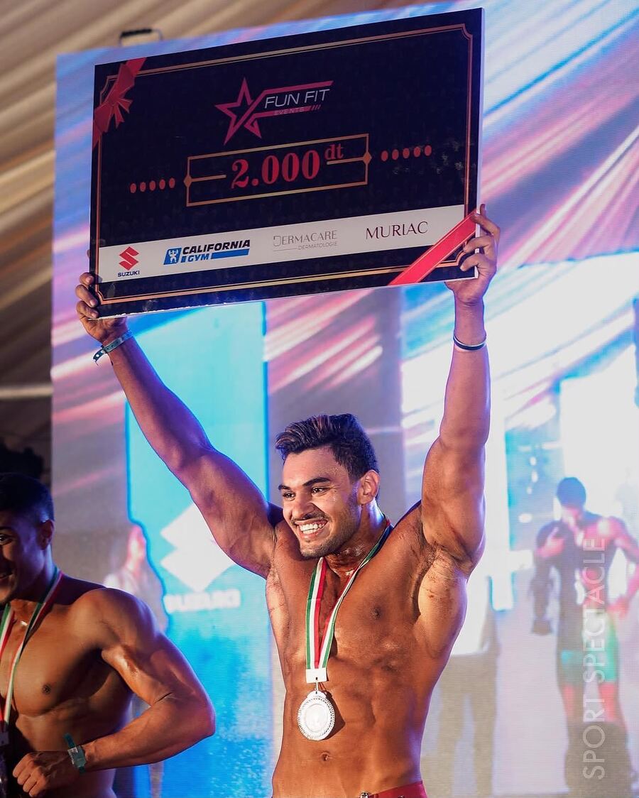 Aziz Jouini, victoire en compétition